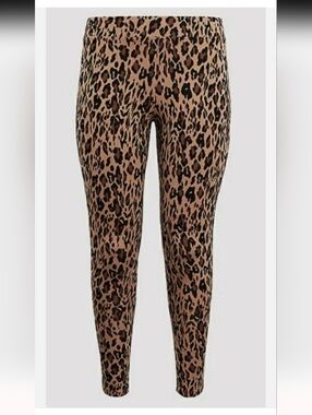 Torrid Leopard Print Leggings - Tan, Black & Brown Size 0